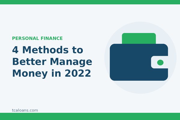 4 Methods to Better Manage Money in 2022: TCALoans illustration