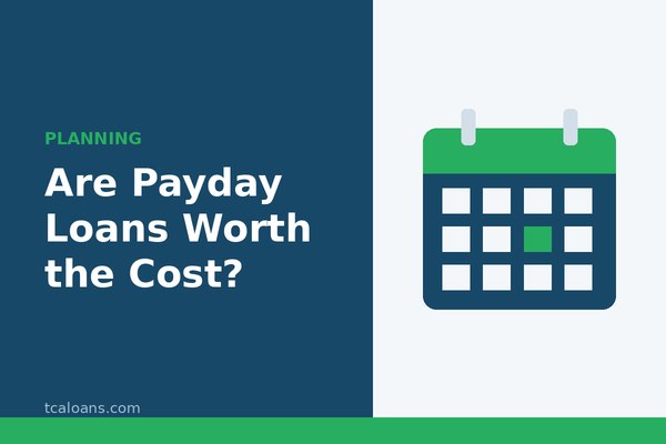Are Payday Loans Worth the Cost?: TCALoans illustration