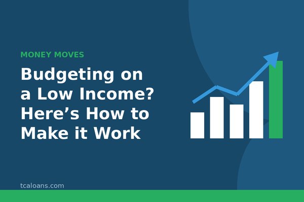 Budgeting on a Low Income? Here’s How to Make it Work: TCALoans illustration