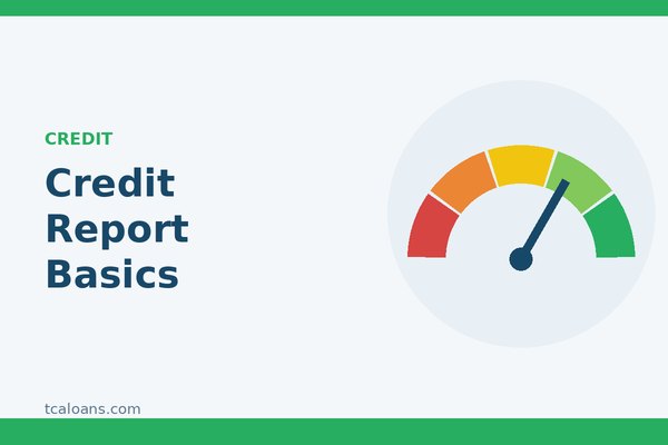 Credit Report Basics: TCALoans illustration