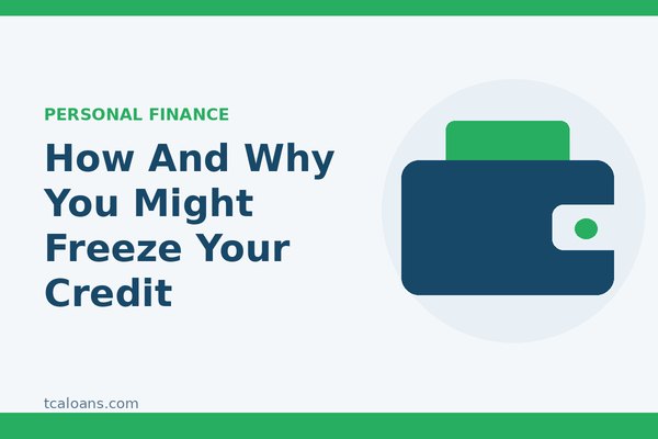 How And Why You Might Freeze Your Credit: TCALoans illustration