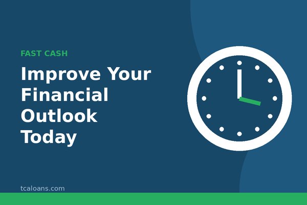 Improve Your Financial Outlook Today: TCALoans illustration