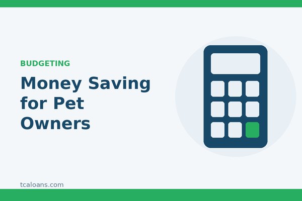 Money Saving for Pet Owners: TCALoans illustration
