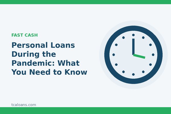 Personal Loans During the Pandemic: What You Need to Know: TCALoans illustration