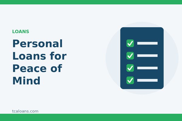 Personal Loans for Peace of Mind: TCALoans illustration