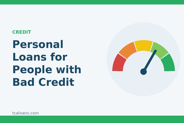 Personal Loans for People with Bad Credit: TCALoans illustration