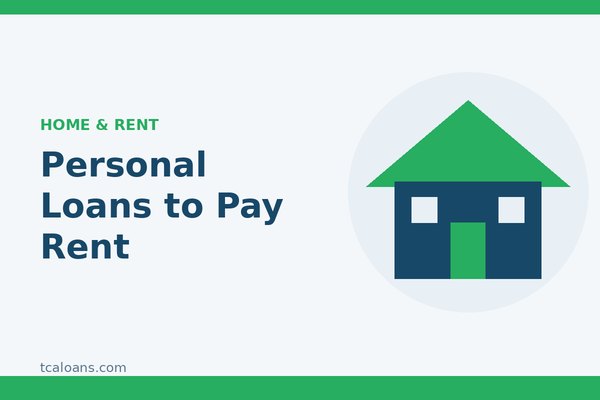 Personal Loans to Pay Rent: TCALoans illustration