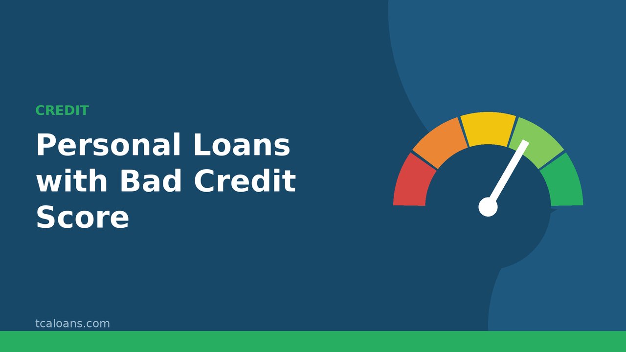 Personal Loans with Bad Credit Score: TCALoans illustration