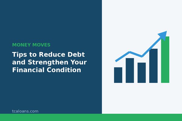 Tips to Reduce Debt and Strengthen Your Financial Condition: TCALoans illustration