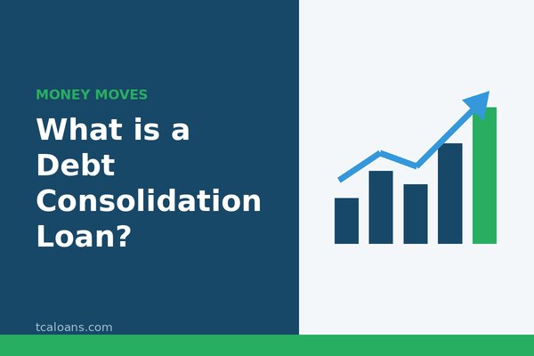 What is a Debt Consolidation Loan?: TCALoans illustration